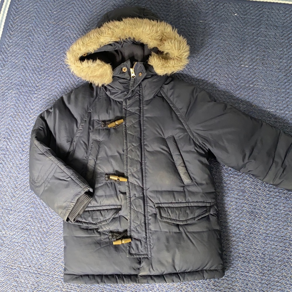 J Crew down winter coat size 4-5 years old